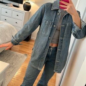 Abercrombie & Fitch Denim Shirt Jacket